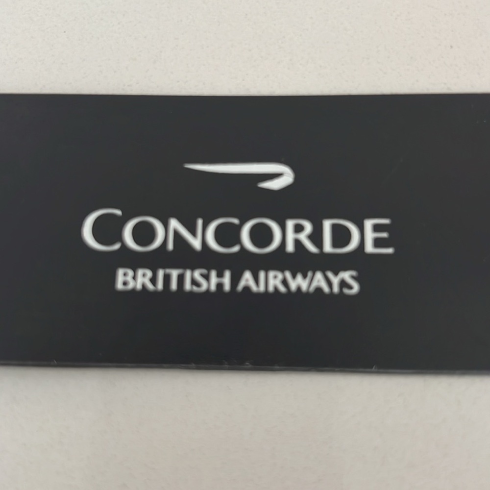 Rare Vintage British Airways Concorde Luggage Tags - Set of 2 - Collectible - Picture 7 of 10